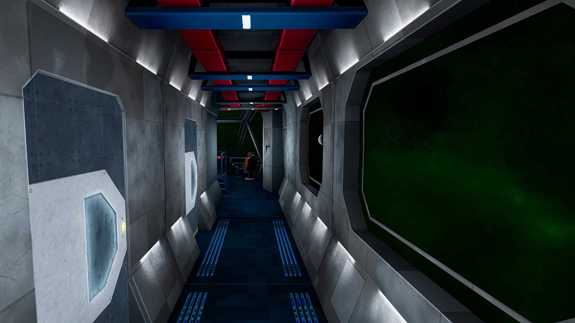 Starship hallway